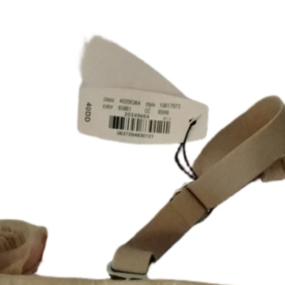 NWT Victoria’s Secret Biofit Uplift Bra Multiway Strapless Buff Beige Nude 40DD - Picture 8 of 8